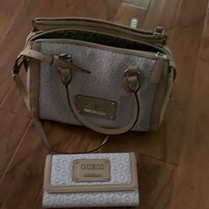 Guess handbag and wallet